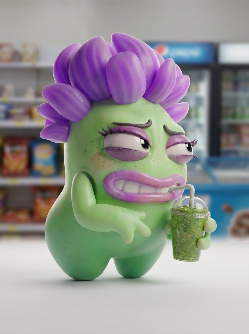 Gloops character: Lili
